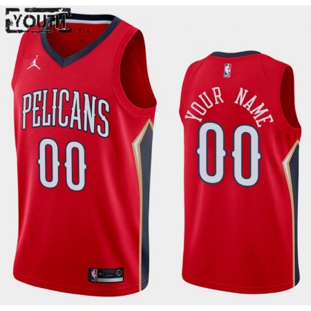 Camiseta Niños New Orleans Pelicans Personalizadas 2020-21 Jordan Brand Statement Edition Swingman